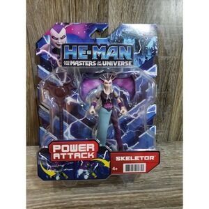 He Man‎ Masters Of The Universe Evil Lyn Figure with Skeletor *ERROR* New Sealed